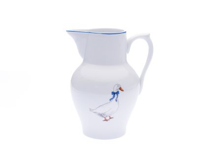 Džbán vysoký, 1,5 l, husy, Český porcelán