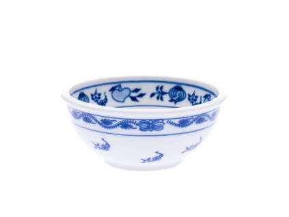 Miska hladká na polévku, 16 cm, cibulák, porcelán Dubí