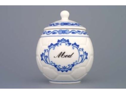 Hrnek na med s víčkem 0,40 l,  cibulák, Český porcelán