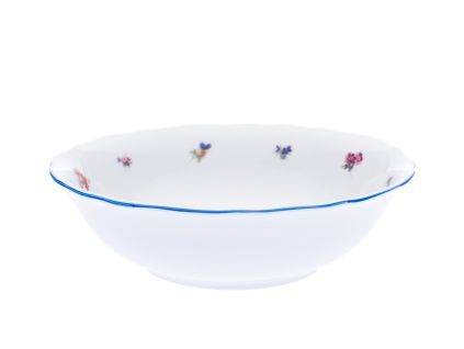 Mísa kompotová, 23 cm, rakouská házenka, porcelán Dubí