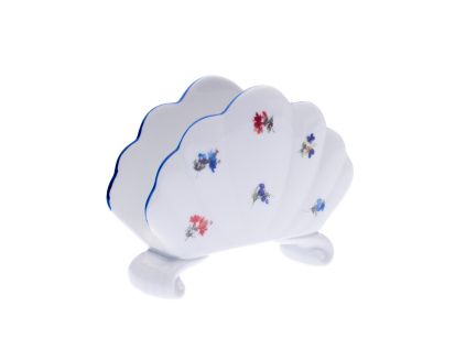 Stojánek na ubrousky, rakouská házenka, porcelán Dubí