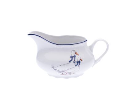 Mlékovka nízká, husy, 350 ml, porcelán, Constance, Thun
