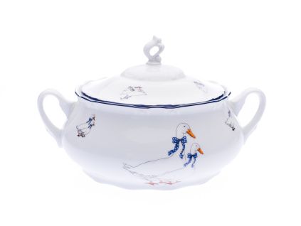 Mísa zeleninová, 1,5 l, Constance, husy, porcelán Thun