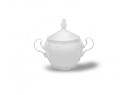 Cukřenka Bernadotte, český porcelán, bílá, 220 ml, Thun 1794