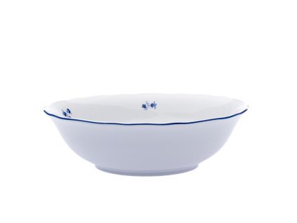 Mísa salátová vyšší, 23 cm, modrá házenka, Český porcelán