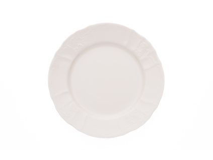 Bernadotte, talíř mělký, 25 cm, slonová kost, porcelán Thun