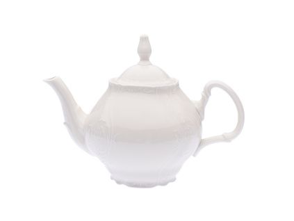 Čajová konvice, 1,2 l, Bernadotte, slonová kost, porcelán Thun