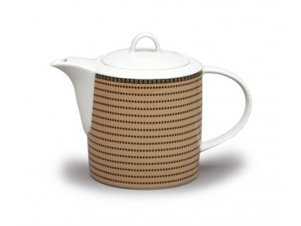 Čajová / Kávová konvice, 1,3 l, Ella, perličky, porcelán Thun