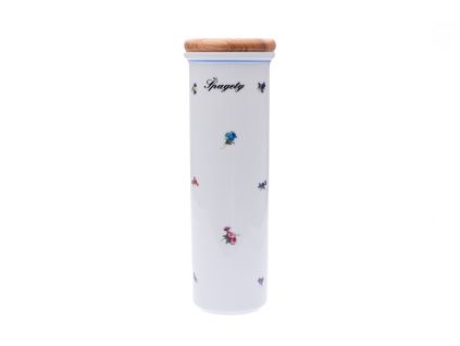 Dóza na špagety, 28,4 cm, rakouská házenka, Český porcelán