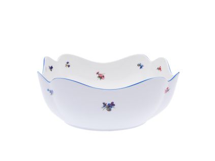 Mísa salátová čtyřhranná, 24 cm, rakouská házenka, Český porcelán