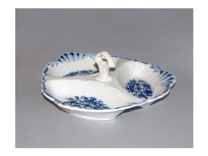 Kabaret Aida  20 cm,  cibulák, Český porcelán