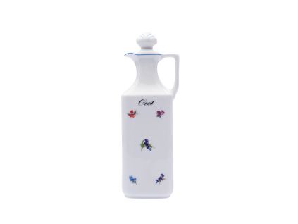 Porcelánová karafa ocet, rakouská házenka, 0,7 l, Český porcelán