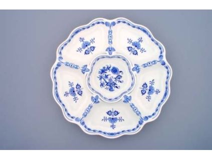 Mísa šestidílná  35 cm,  cibulák,Český porcelán