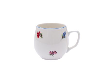 Hrnek Baňák, 300 ml, porcelán Dubí, rakouská házenka, slonová kost