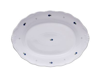 Mísa oválná, kytičky, Verona, 32 cm, porcelán G. Benedikt