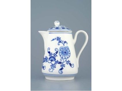 Konvice na čokoládu s víčkem  0,50 l, cibulák, Český porcelán