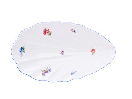 Miska mušle, 23 cm, rakouská házenka, Český porcelán