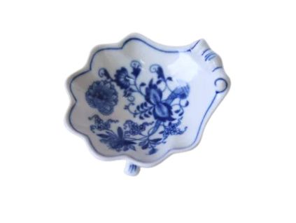 Miska na nožkách, 9,5 cm x 8,5 cm, cibulák, Český porcelán