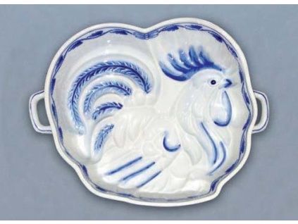 Kohout pečící forma  1,2 l, cibulák, Český porcelán