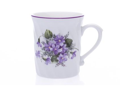 Hrnek Richmond, 250 ml, fialky, Český porcelán