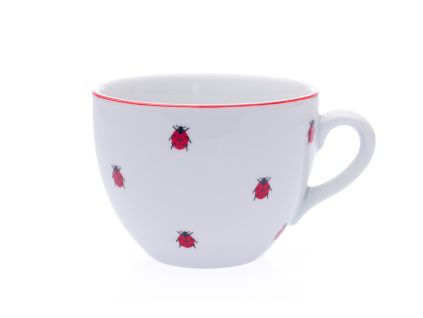 Hrnek Milada, Český porcelán Dubí, 480 ml, berušky