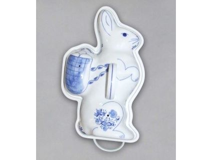 Pečící forma Zajíc  0,7 l, cibulák, Český porcelán