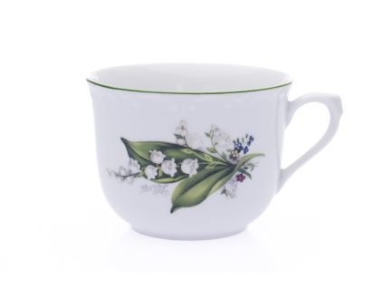 Hrnek R, 270 ml, konvalinka, Český porcelán Dubí