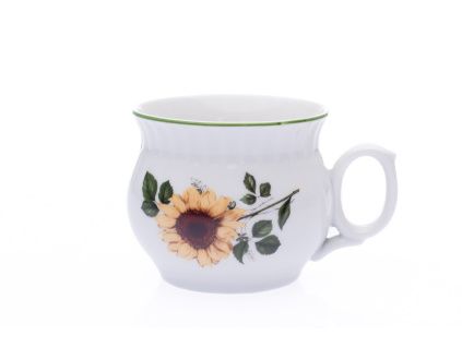 Hrnek Darume, 0,29 l, Český porcelán, slunečnice