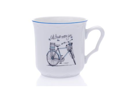 Hrnek Karel, 0,27 l, Český porcelán, pánské kolo