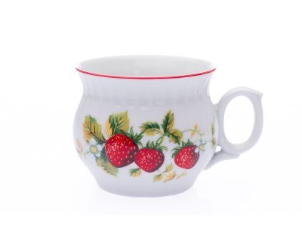 Hrnek Darume, 0,29 l, Český porcelán Dubí, jahody
