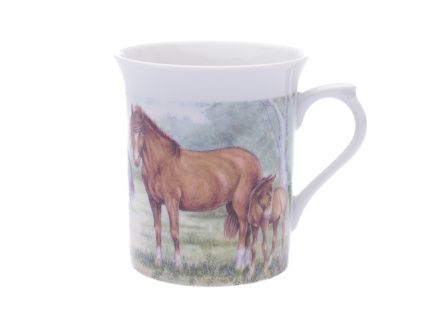 Hrnek Classic, 280 ml, koně, Český porcelán
