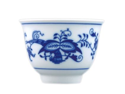 Kalíšek na nožce 0,12 l, cibulák, Český porcelán