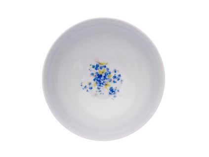 Mísa kulatá velká, 19,7 cm, pomněnky, Český porcelán