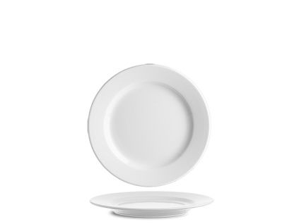 Talíř dezertní, 15 cm, bílý porcelán, Princip, G. Benedikt