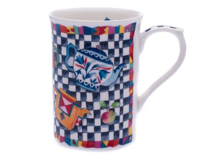 Hrnek, kuchyň, modrý, 250 ml, porcelán
