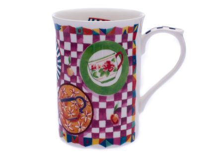 Hrnek, kuchyň, vínová, 250 ml, porcelán