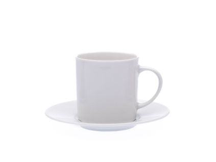 Šálek s podšálkem, 85 ml, Ella, bílý, porcelán Thun