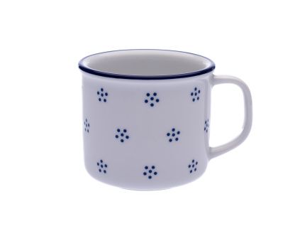 Hrnek plecháček, český porcelán, 180 ml, Valbella, G. Benedikt
