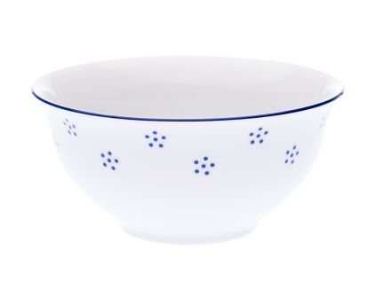 Miska s vyšší stěnou, český porcelán, 12 cm, modrá valbella, G. Benedikt