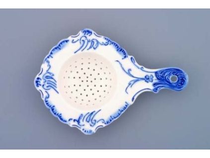 Sítko na čaj  16 cm,  cibulák, Český porcelán