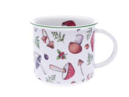 Hrnek Tina, 380 ml, houby, Český porcelán Dubí