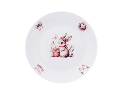 Talíř mělký, 21 cm, malované Velikonoce, porcelán Thun