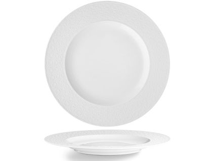 Mísa mělká, 31 cm, neglazovaná, hvězdy, G. Benedikt