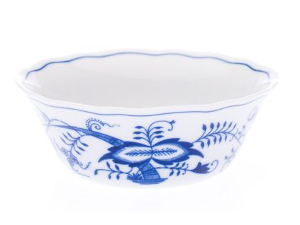 Miska bez nožky 4,5 cm, cibulák, Český porcelán
