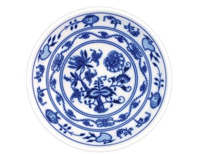 Miska hladká na kompot, 14 cm, cibulák, Český porcelán