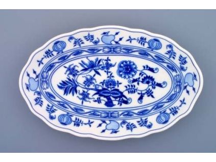 Mísa oválná, 31 cm, cibulák, Český porcelán