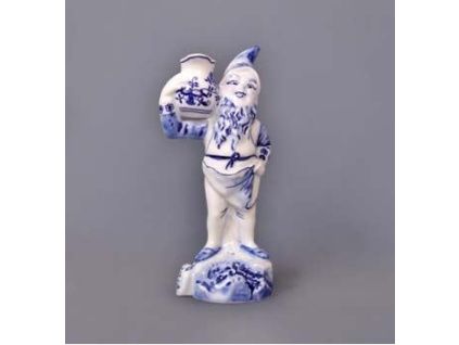 Trpaslík domácí Jaroslav, 18,5 cm, cibulák, Český porcelán