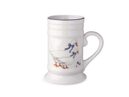 Korbel, český porcelán, 0,5 l, husy, Leander