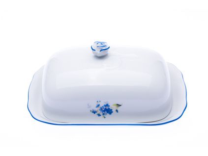 Máslenka, pomněnky, 250g, Český porcelán Dubí