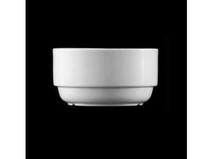 Miska 390 ml, bílý porcelán, Praha, G. Benedikt